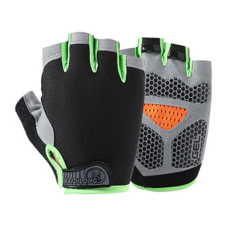 Fitness Gloves, Half Finger Sports Gloves, Cycling, Weightlifting, Deadlifts, Sports Gloves, Sports Protective Gear Wholesale - ROUTINE FASHION